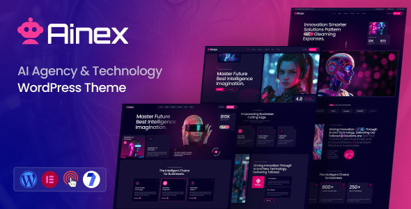 Ainex - AI Agency & Technology WordPress Theme
