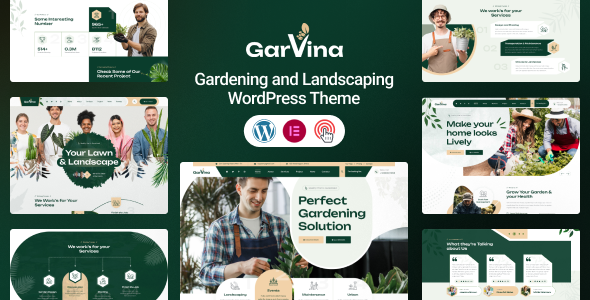 Garvina - Gardening and Landscaping WordPress Theme